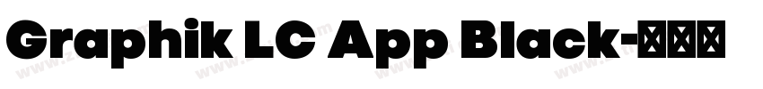 Graphik LC App Black字体转换